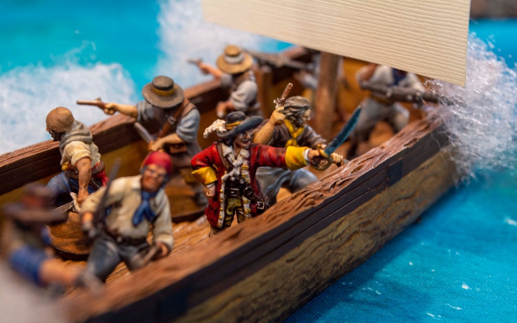 A piragua configured for a Swivel Mania force build