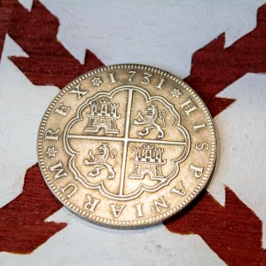 Fortune Token - 1731 Spanish 8 Reales Coin