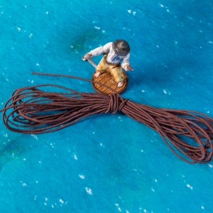 Rigging for Blood & Plunder Ship - .8mm Brown Elastic 4 Yards