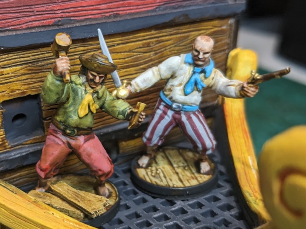 Blood & Plunder Carpenter and Sailing Master mini combo