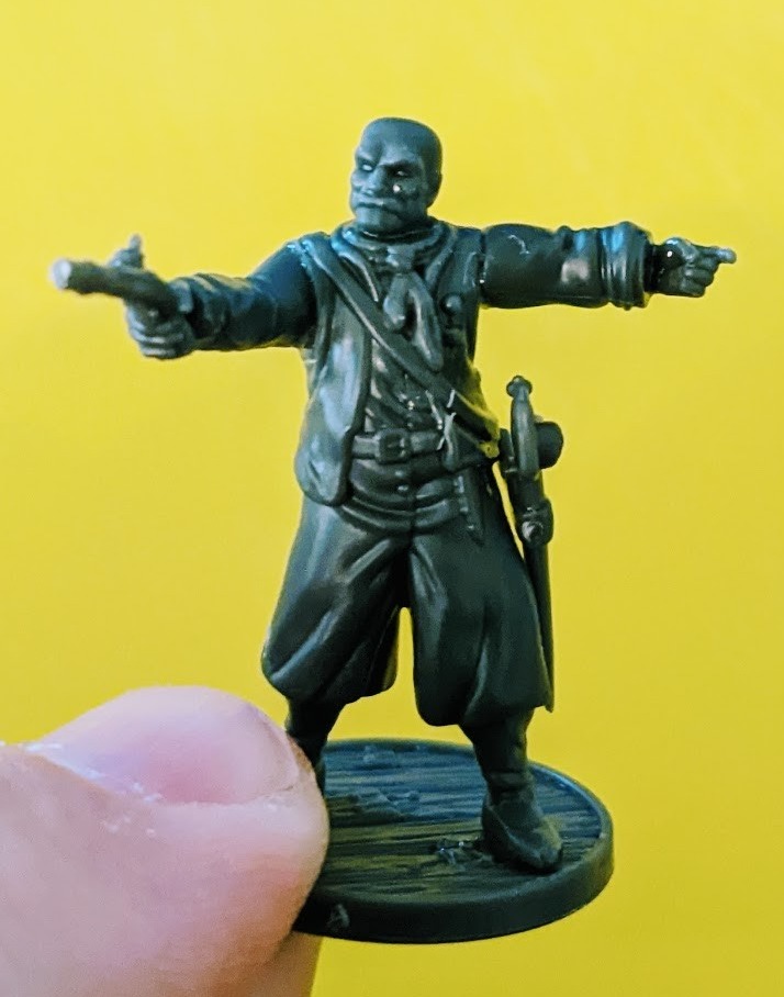 kitbash mini of Hal Gates from Black Sails