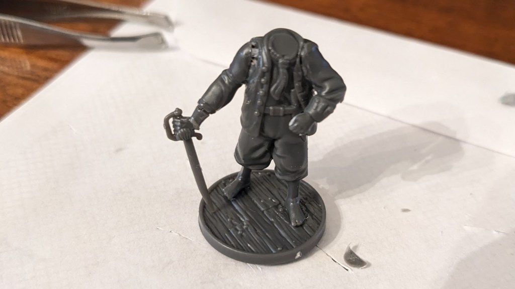 Headless Seaman kitbash - core model bits