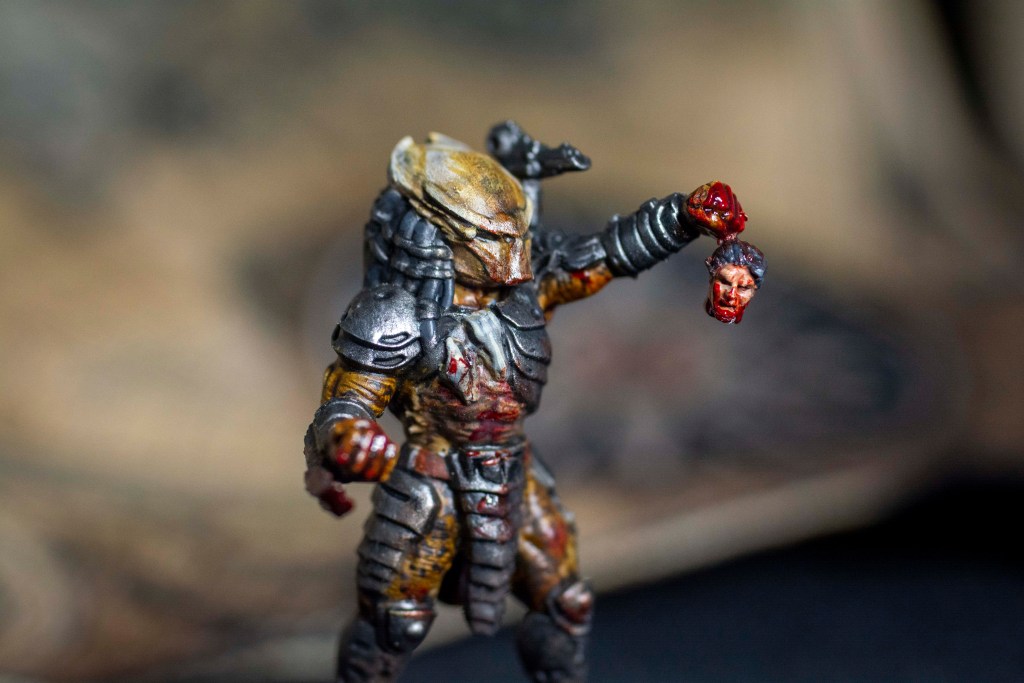 A Predator claims a skull trophy