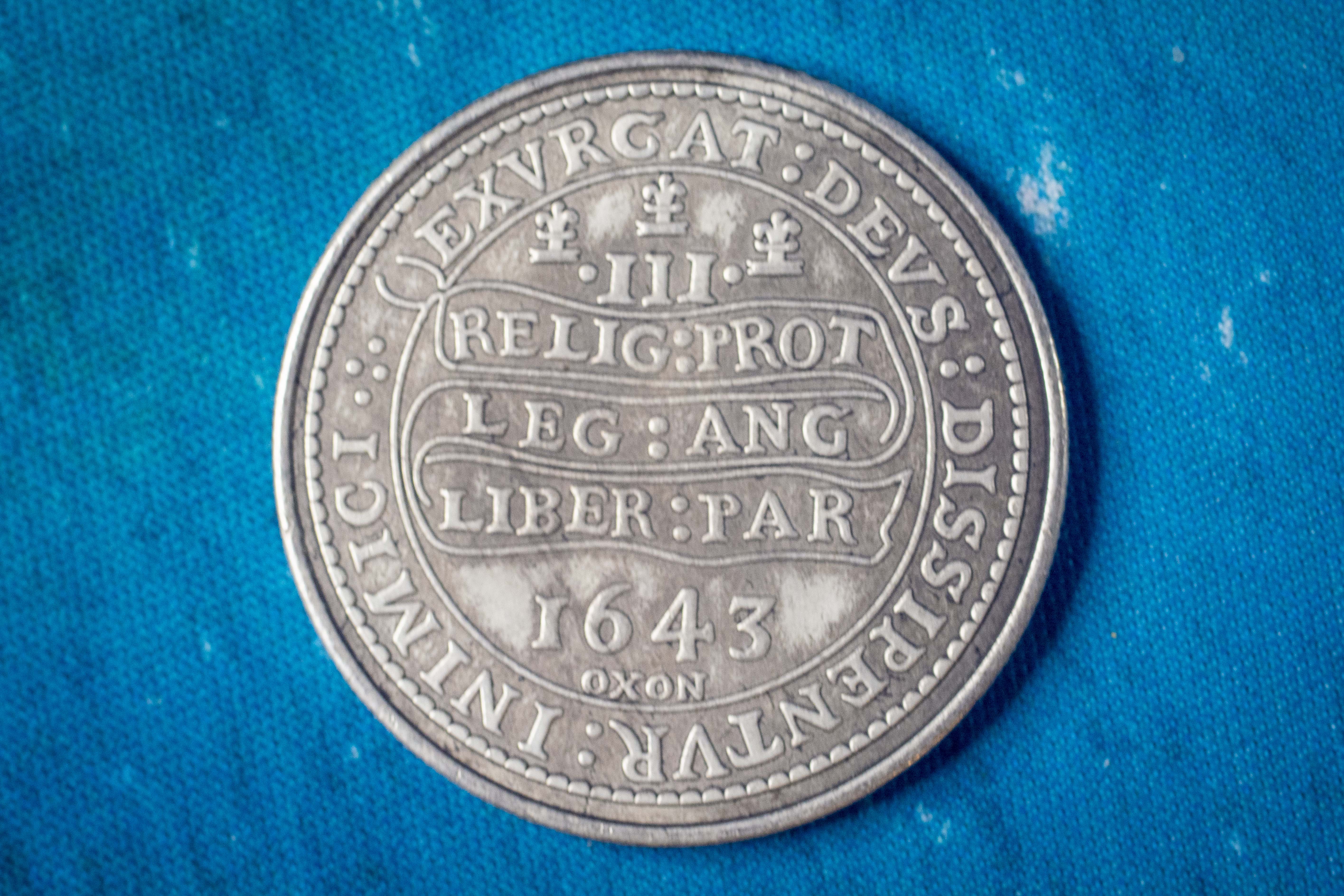 Fortune Token - English Charles I 1643 Triple Unite Coin - Image 4