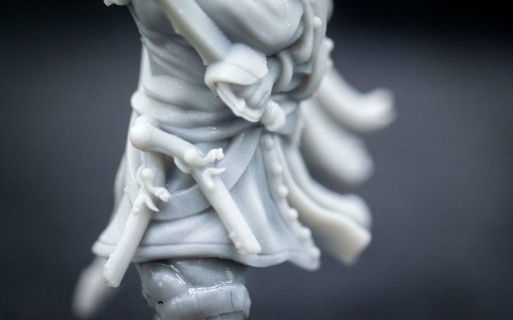 Captain Kidd Resin 3D Printed model - pistol close-up