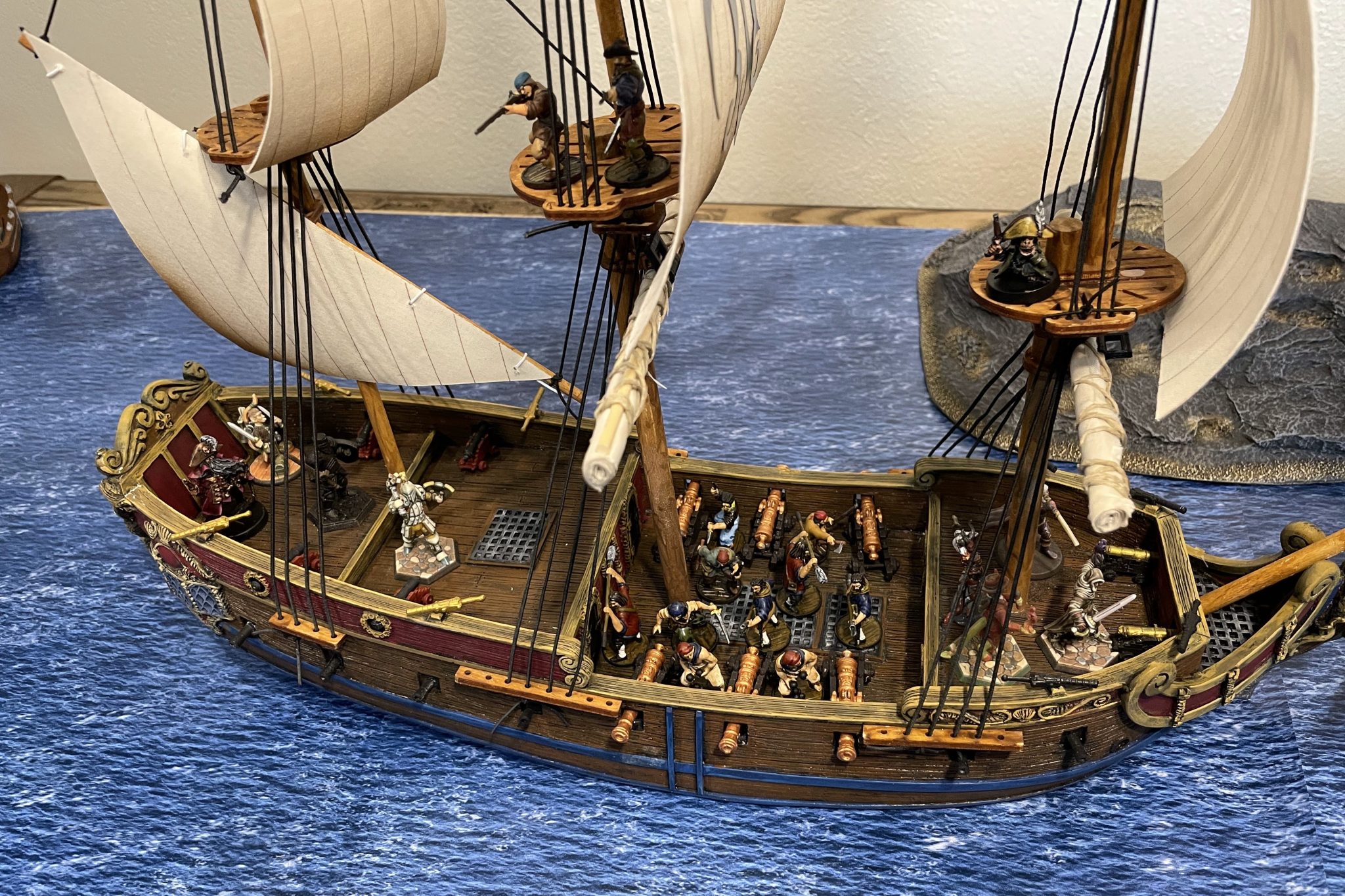 6th Rate Frigate - Blood & Plunder Ship Overview - Blood & Pigment