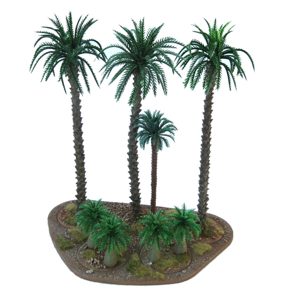 Charlie Foxtrot Models - modular tree bases Set #4 - 5 trees