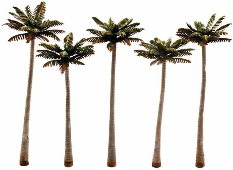 Woodland Scenics - Classic Trees - 5pk of 4.75-5.25" Palm Trees