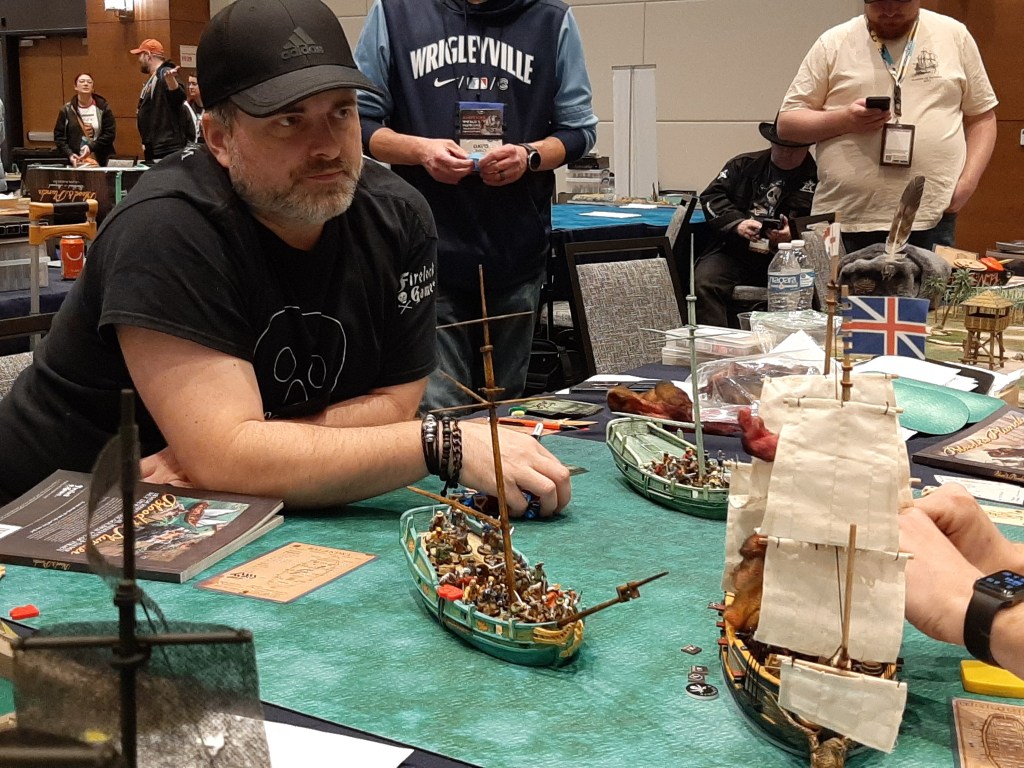 Jason Klotz closes on Erich's Light Frigate