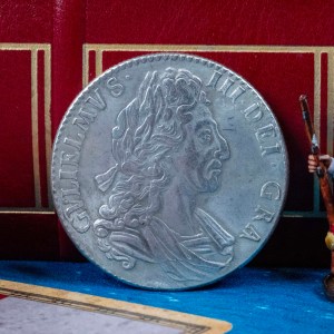 Fortune Token - English William III 1695 Crown Coin