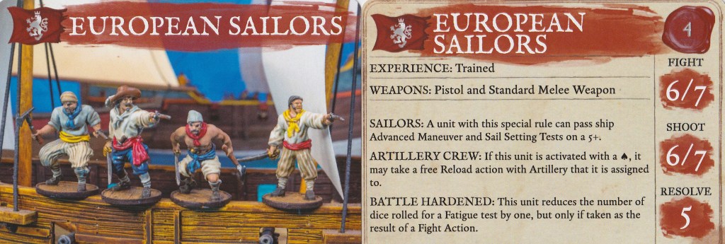 Summer of Plunder 2024 - Euro Sailors Exclusive stat card (front & back)