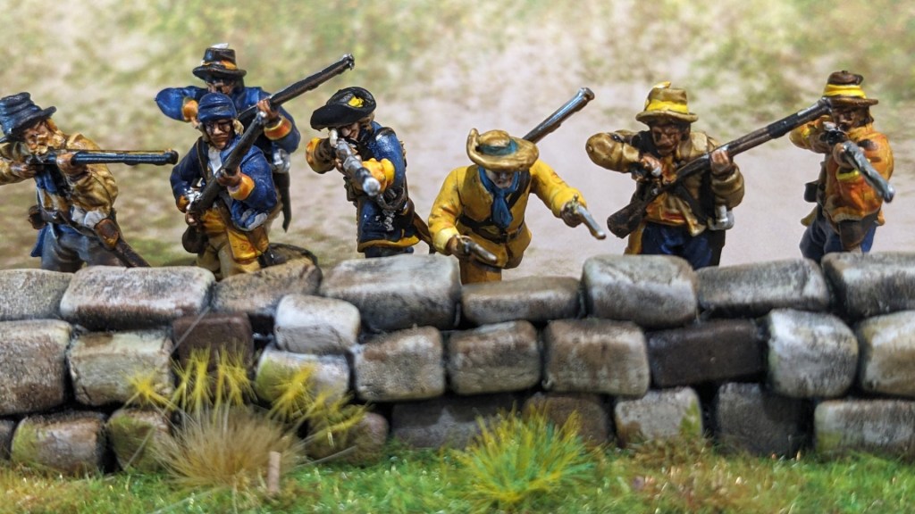 Sven and his Men defending the wall