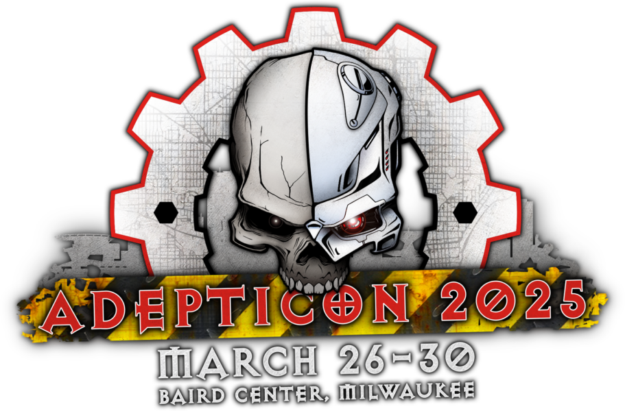 Adepticon 2025 logo and Event details