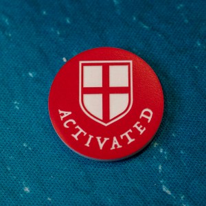 Activated Unit Tokens - English (Red)