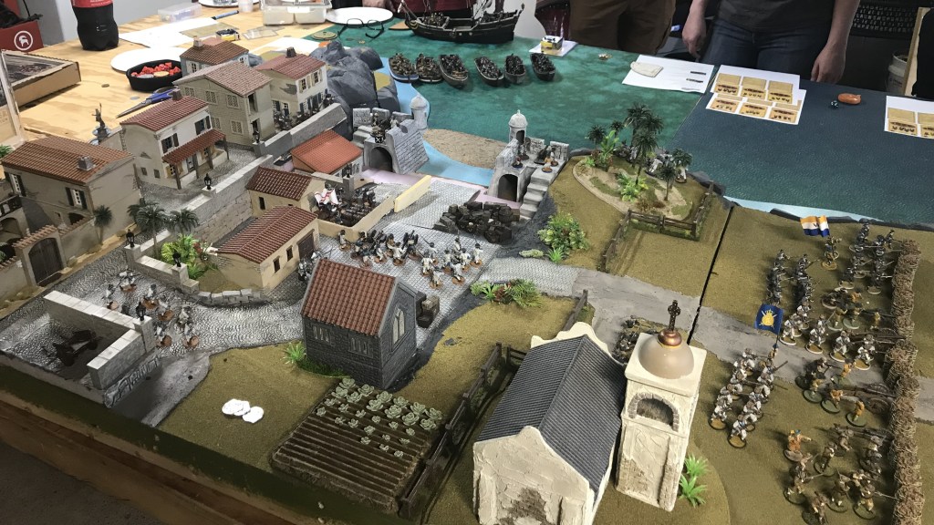 Spanish Fortress under siege by James O.