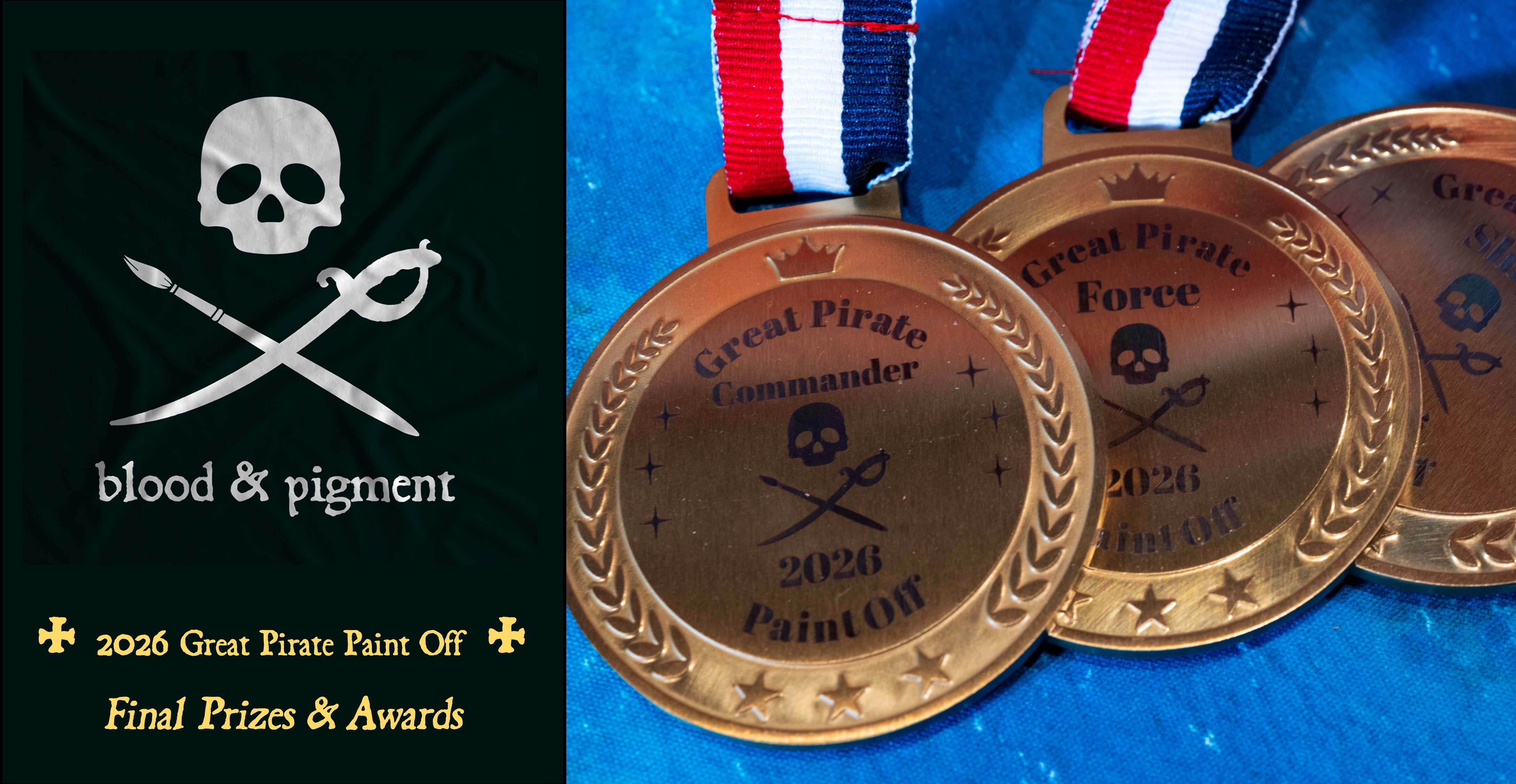 Final Prizes & Awards – 2026 Great Pirate Paint Off