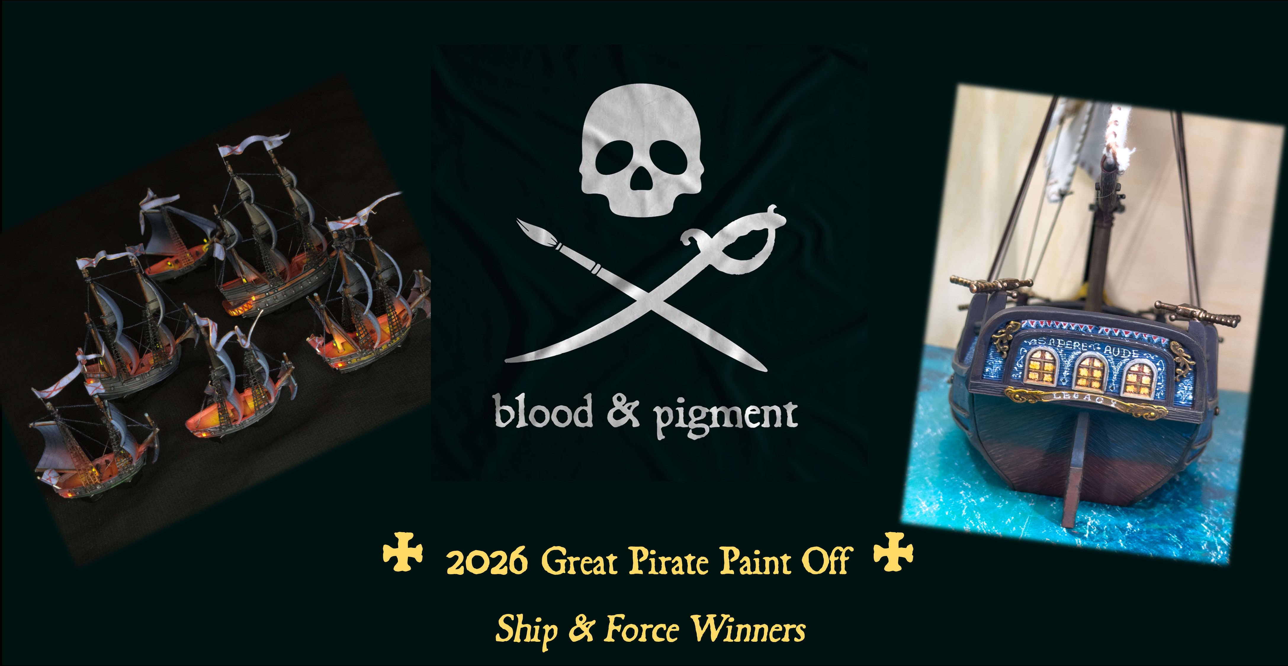 Ships & Forces People’s Choice Winners – 2026 Great Pirate Paint Off