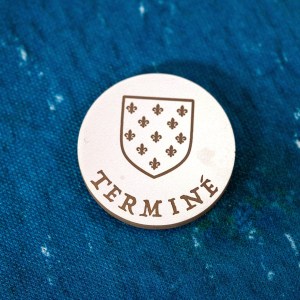Activated Unit Tokens - French (Gold on White)