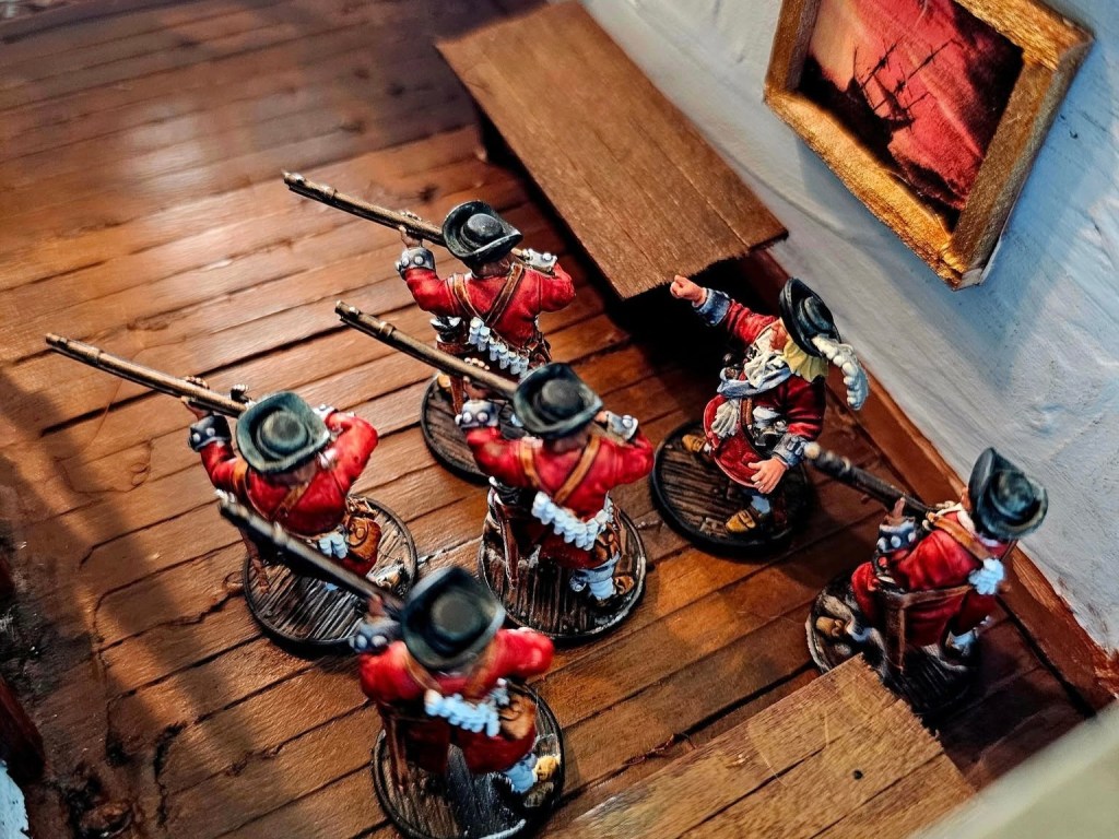 Soldier models in a wealthy home.  - photo by Dexter Heide