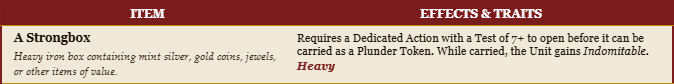 Pillage & Plunder: Spoils of War preview - A strongbox