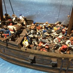 Middeck of a Light Frigate laden with minis