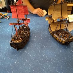 2 Light Frigates in a naval duel