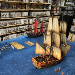 6th Rate Frigate engages a Light Frigate