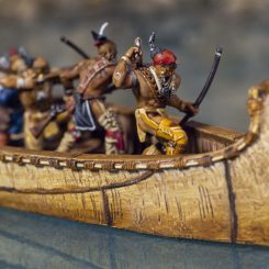 Blood & plunder birchbark canoe bark texture details