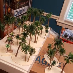 Sandy palm tree area terrain by Damien Macomber