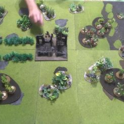 Caribbean jungle style area terrain by Gavin Winspear