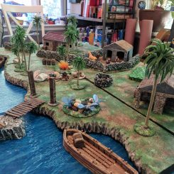 coastal island wargaming board by Jimmy Figiel