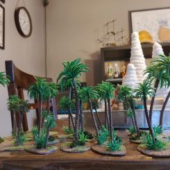 Palm tree and area jungle terrain by Johnathan Champagne