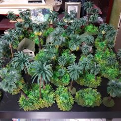 Jungle terrain and palm trees by Richard Heath