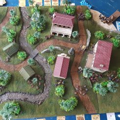 Palm Trees on a B&P battlefield by Richard Heath