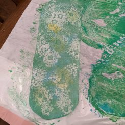 Wargaming terrain tutorial WIP of shoals for Blood & Plunder.