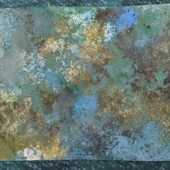 Final product of a shoal terrain template for Blood & Plunder.