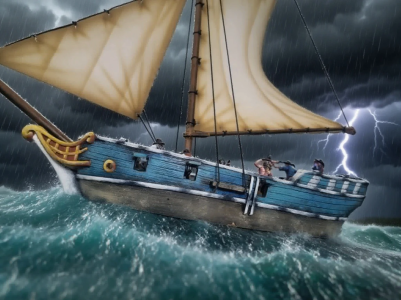 Entry #7 - Sloop 2 (Blue)
